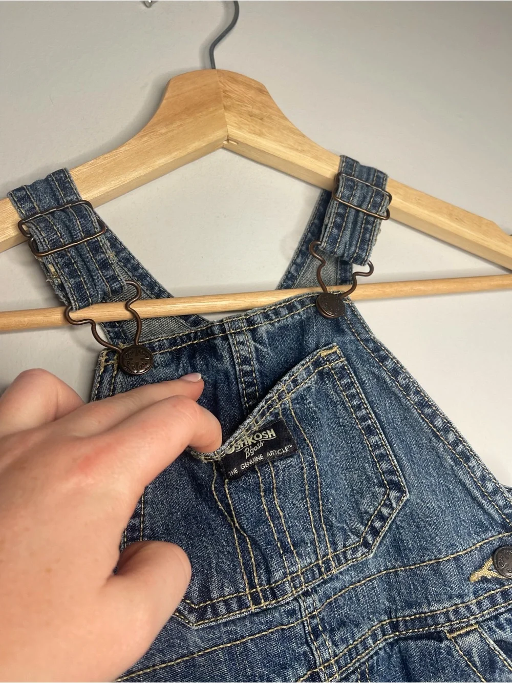 Boys 18 months OshKosh b’gosh Denim Overalls - Classic Blue